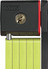 uGrip BORDO 5700/80 lichtgroen detail